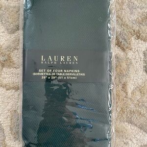 Lauren Ralph Lauren Green Napkins